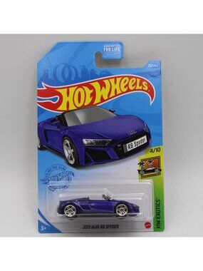 Hot Wheels 2019 Audi R8 Spyder Blue 2021 HW Exotics 4/10 211/250